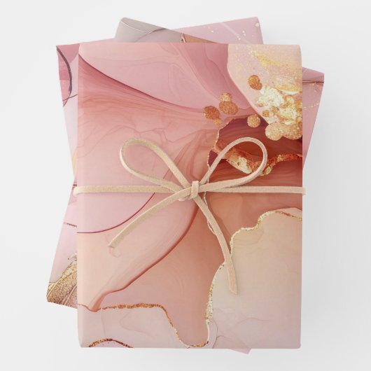Wunderschönes Brautparty in Rosa Geschenkpapier Set (Beispiel)