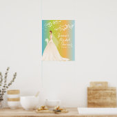 Wunderschönes Brautparty-Poster Poster (Küche)