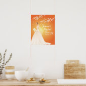 Wunderschönes Brautparty-Poster Poster (Küche)