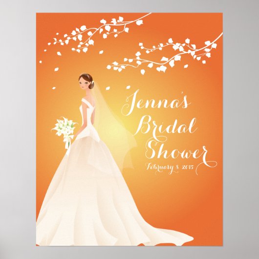 Wunderschönes Brautparty-Poster Poster (Vorne)