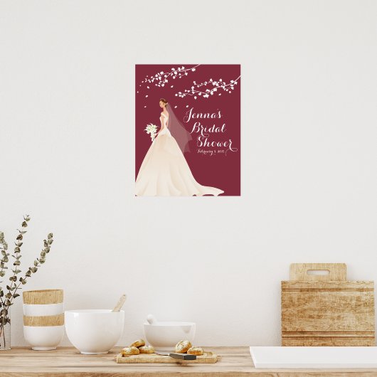 Wunderschönes Brautparty-Poster Poster (Küche)