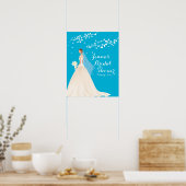 Wunderschönes Brautparty-Poster Poster (Küche)