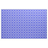 Wunderschönes brillantes blaues Quatrefolienmuster Stoff (Yard (91,4 cm))