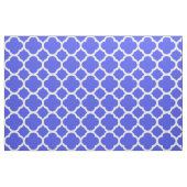 Wunderschönes brillantes blaues Quatrefolienmuster Stoff (Fat Quarter (45,7 x 55,9 cm))