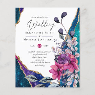 Wunderschönes BUDGET Veilchen Blaues Blumen-Achat  Flyer