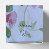 Wunderschönes Burgund und blaues Wasser Geschenkschachtel (Oben)