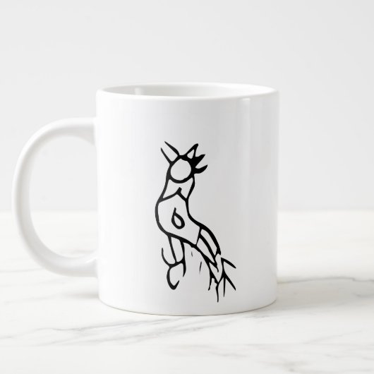 Wunderschönes chinesisches Zodiac-Rooster-#001- Jumbo-Tasse (Links)
