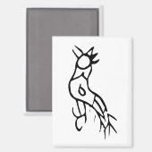 Wunderschönes chinesisches Zodiac-Rooster#001- Magnet (Vorderseite/Rückseite)