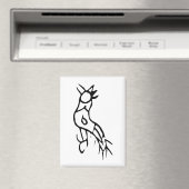 Wunderschönes chinesisches Zodiac-Rooster#001- Magnet (In Situ (Geschirrspüler))