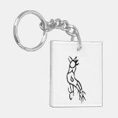 Wunderschönes chinesisches Zodiac-Rooster#001- Schlüsselanhänger (Vorderseite links)