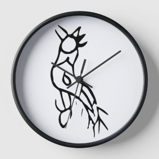 Wunderschönes chinesisches Zodiac-Rooster#001- Uhr