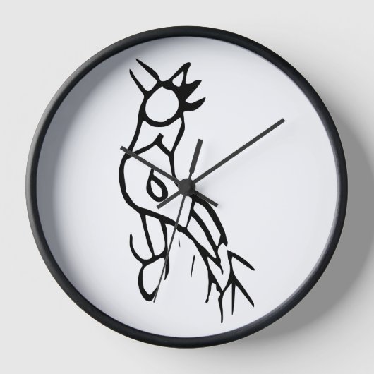 Wunderschönes chinesisches Zodiac-Rooster#001- Uhr (Vorderseite)