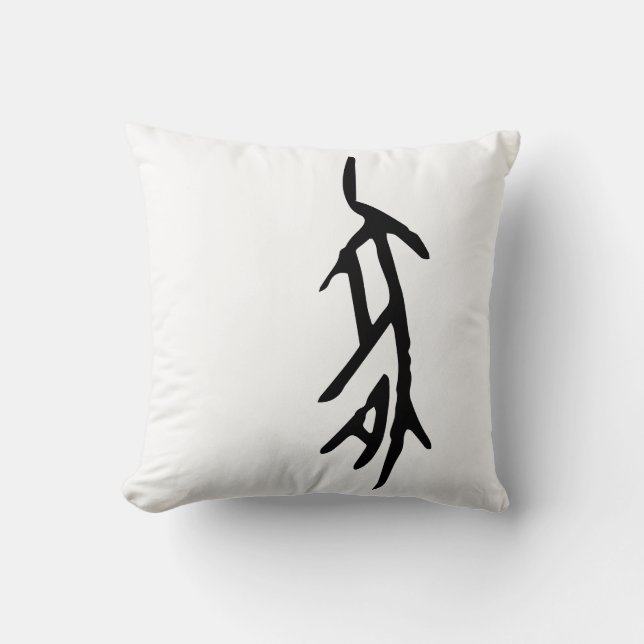 Wunderschönes chinesisches Zodiak-Pig-#001- Throw- Kissen (Vorderseite)