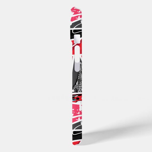 Wunderschönes Comic Ladybug Paris Pattern Case-Mate iPhone Hülle (Rückseite / Links)