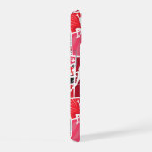 Wunderschönes Comic Ladybug Paris Pattern iPhone 15 Hülle (Rechte Seite)