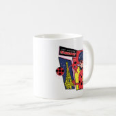 Wunderschönes Comic Ladybug Pariser Weg Kaffeetasse (VorderseiteRechts)