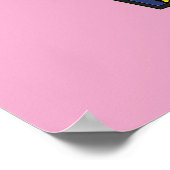 Wunderschönes Comic Ladybug Pariser Weg Poster (Ecke)