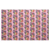 Wunderschönes Comic Ladybug Pariser Weg Stoff (Yard (91,4 cm))