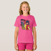 Wunderschönes Comic Ladybug Pariser Weg T-Shirt (Vorne ganz)