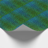 Wunderschönes Cooles Phantastisches Grün  Geschenkpapier (Ecke)