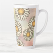 Wunderschönes Daisy Muster auf pastellfarbenem Hin Milchtasse (Rechts)