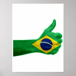 wunderschönes Design für alle brasilianischen Leut Poster