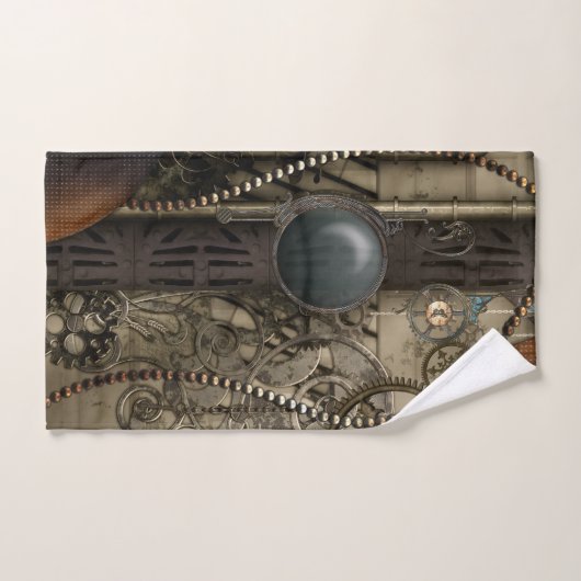 Wunderschönes elegantes Steampunk-Design Badhandtuch Set (Handtuch)
