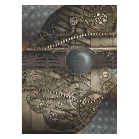 Wunderschönes elegantes Steampunk-Design Tischdecke (Vorderseite)