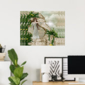 Wunderschönes Elven Magic Fantasy Poster Print (Heimbüro)