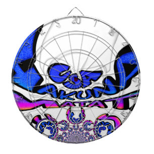 Wunderschönes Erstaunliches USA Spaß Text Kunst Mu Dartscheibe