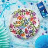 WUNDERSCHÖNES FAIRY-ÄHNLICHES BAD-MONOGRAM-PARTY PAPPTELLER (Party)