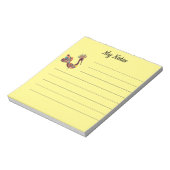 Wunderschönes Fantasy Vogel Notizblock (Rotiert)