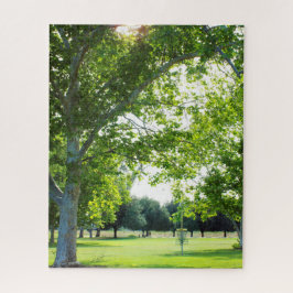 Wunderschönes Forest Disk Golf Puzzle