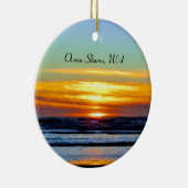 Wunderschönes Foto am Strand Keramik Ornament (Rechts)