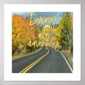 Wunderschönes Foto an der Winding Road Foliendrucke (Vorderseite)