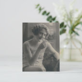 Wunderschönes Foto aus den 20er Jahren mit Raucher Postkarte (Stehend Vorderseite)