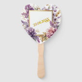 Wunderschönes Foto des Lavendels Fächer (Rückseite)