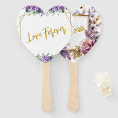 Wunderschönes Foto des Lavendels Fächer (Vorne und Hinten)