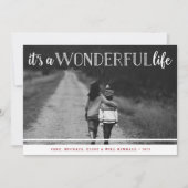 Wunderschönes Foto für den Lebensaufenthalt Feiertagskarte (Vorderseite)