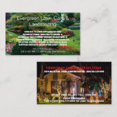 Wunderschönes Foto Weihnachtslicht Foto Visitenkarte (Vorne/Hinten)