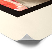 Wunderschönes gelbes Labrador Retriever Doster Poster (Ecke)