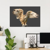 Wunderschönes geometrisches Kunstgedicht Poster (Heimbüro)