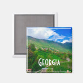 Wunderschönes Georgien Kaukusgebirge Magnet (Vorderseite/Rückseite)