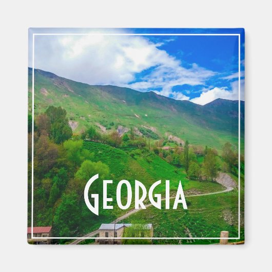 Wunderschönes Georgien Kaukusgebirge Magnet (Vorne)