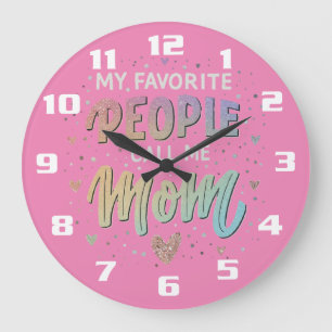 Wunderschönes Geschenk für gesegnete Mutter Liebe Große Wanduhr