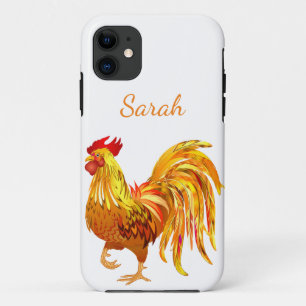 Wunderschönes Golden Design-Rooster Farm Hühnchen Case-Mate iPhone Hülle