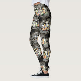 Wunderschönes Halloween-Dekor Leggings