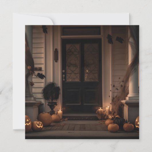 Wunderschönes Halloween-Dekor mit Jack-o'-Laternen (Vorderseite)