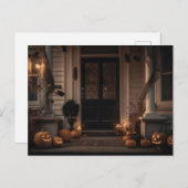 Wunderschönes Halloween-Dekor mit Jack-o'-Laternen Postkarte (Vorne/Hinten)
