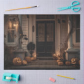 Wunderschönes Halloween-Dekor mit Jack-o'-Laternen Seidenpapier (Basteln)